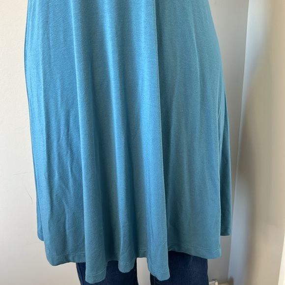 ATHLETA SANTORINI THERA Fit and Flare Dress Sleeveless Blue Green Sz XS - Picture 4 of 12